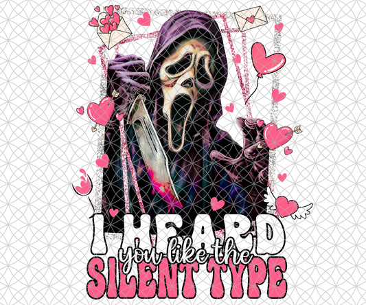 I heard you like the silent type ghost face PNG