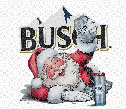 Santa Busch Light PNG