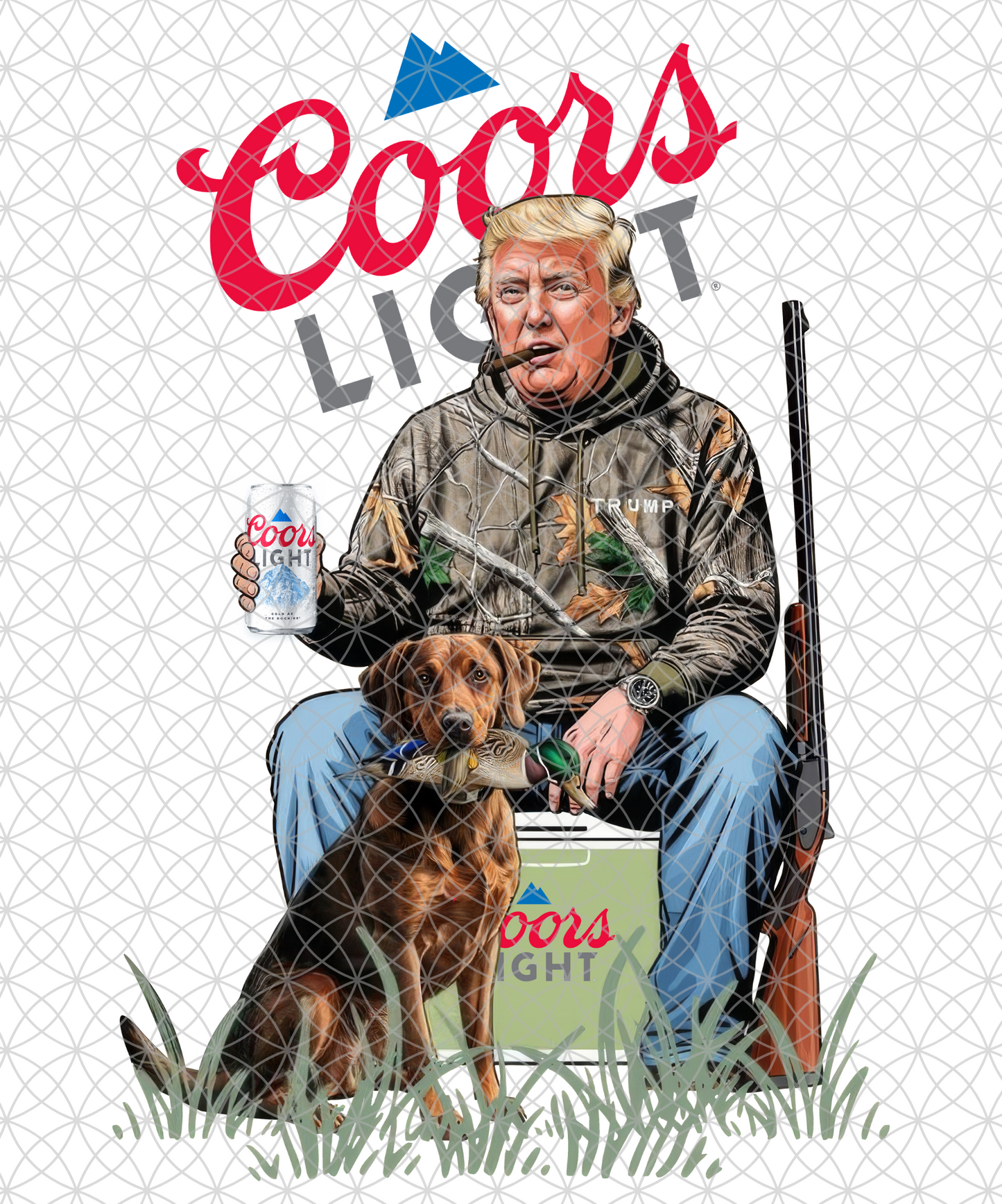 Trump Coors Light PNG (front & back)